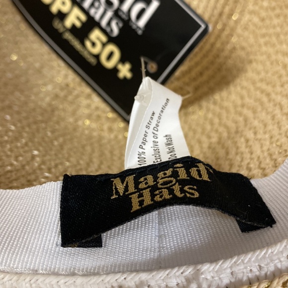 Gold/White hat as is - Picture 2 of 4